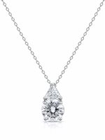 Necklace Woman in Silver CAO4293-BIANCO